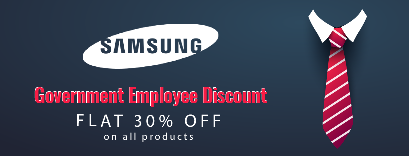 Samsung Government Employee Discount: Save Flat 30% On All Products