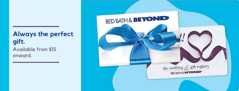 check bed bath beyond gift card balance