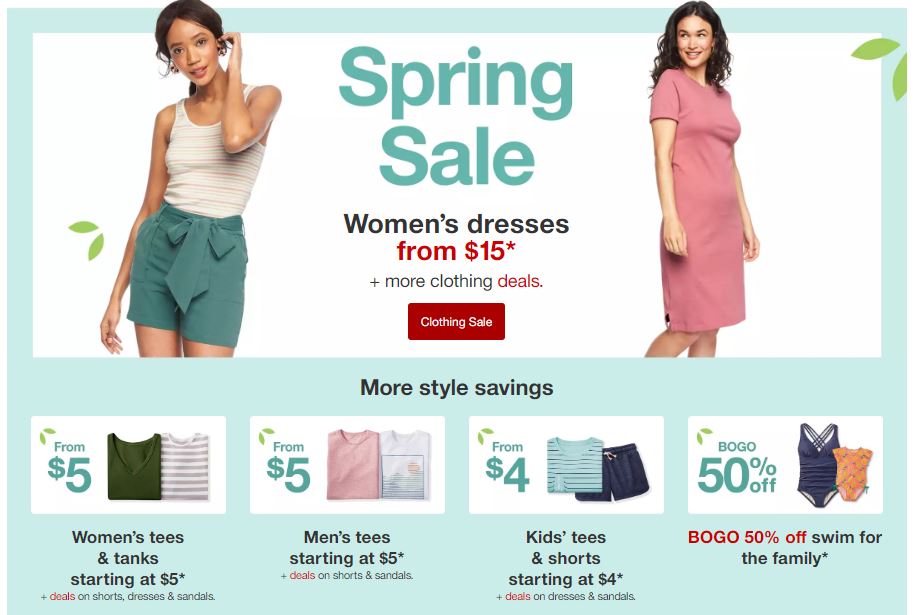 target ongoing sale 