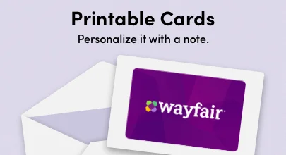 Wayfair printable cards