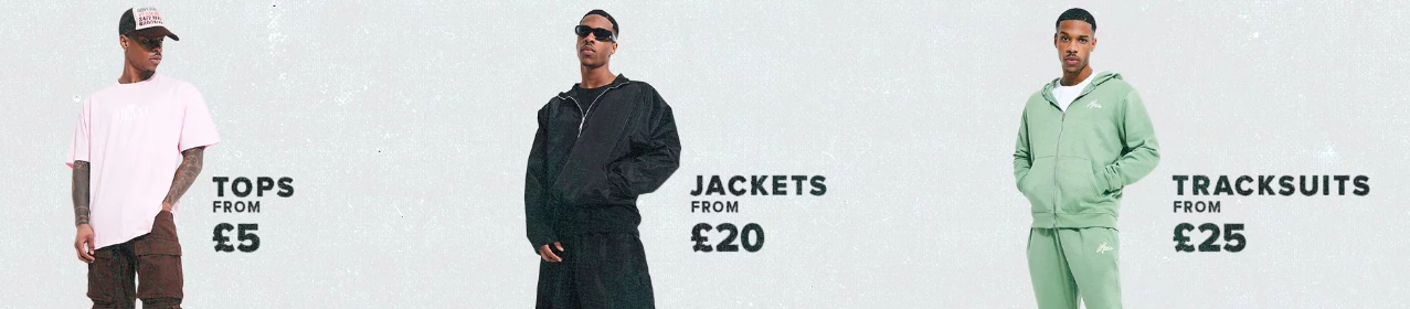 boohooman clothing deal