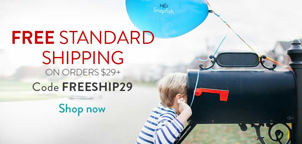Snapfish Free Shipping